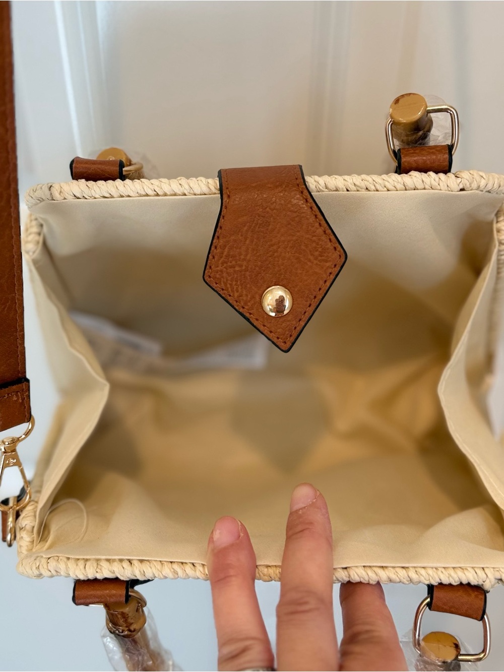 Intrend by Max Mara Bamboo-Handle Trapeze Bag Size: OS Spring /Summer - Picture 14 of 16